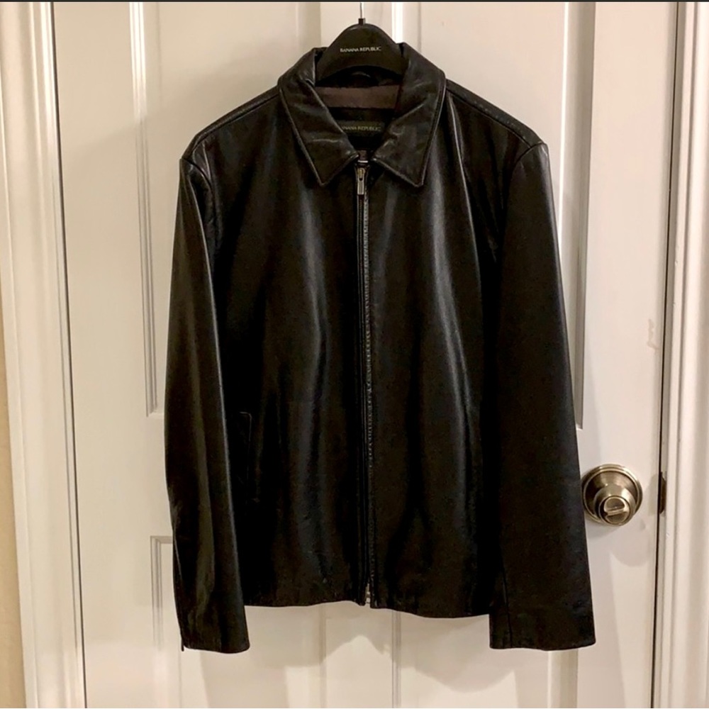 Men’s leather jacket